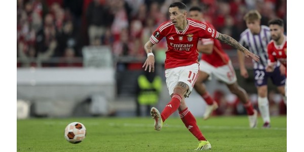 Ángel Di María leder Benfica til seier i første etappe i Europa League